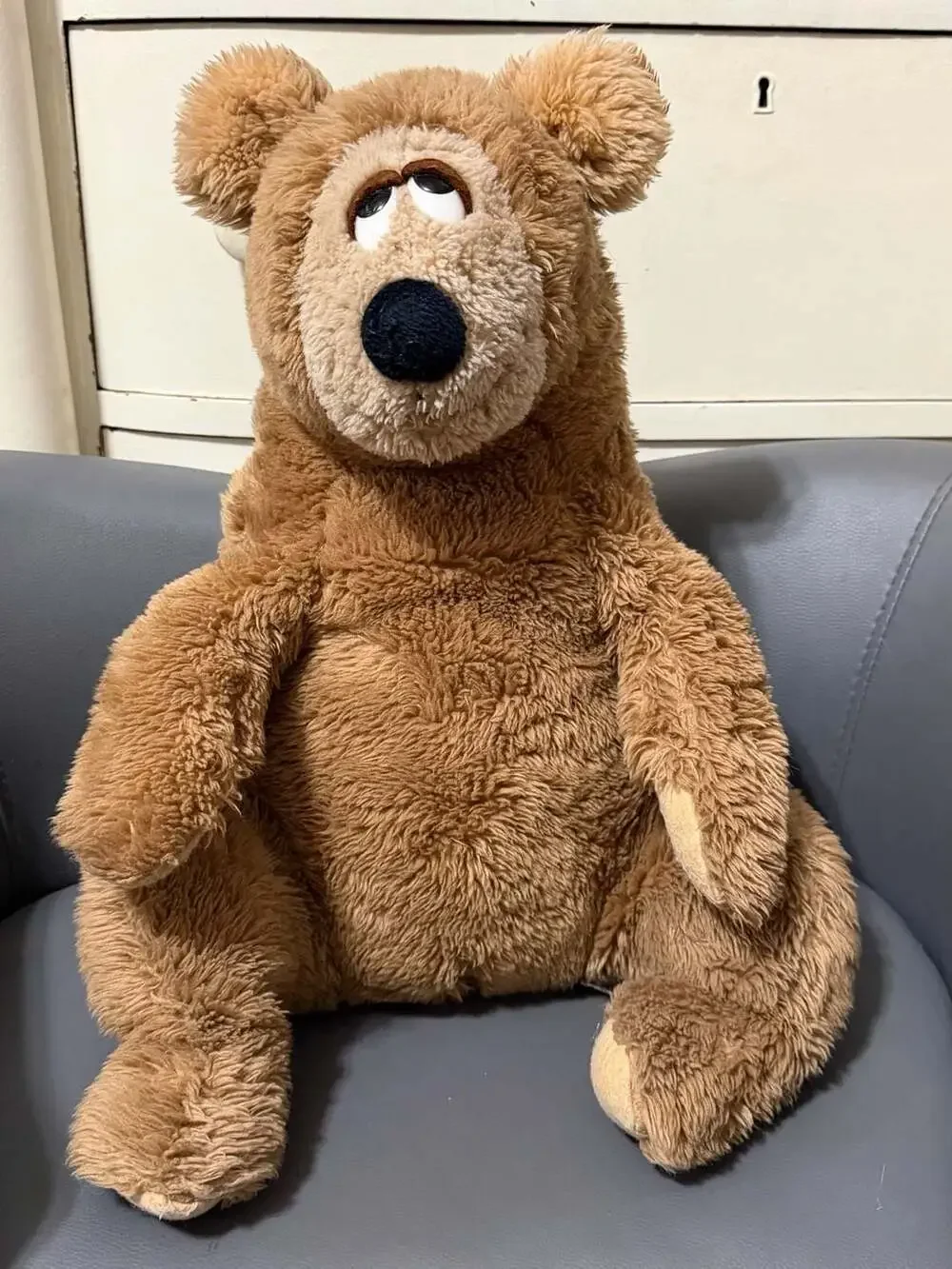 Wallace Berrie Bertram Plush Teddy Bear Brown Stuffed Animal Vintage